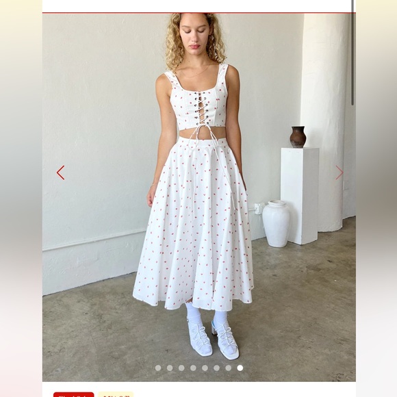 Lisa Says Gah Sangria Skirt - Picture 4 of 14